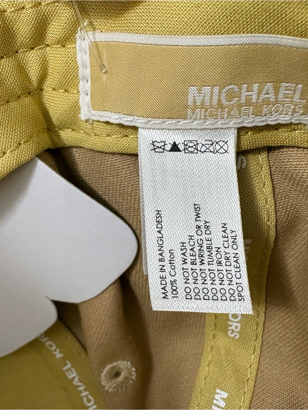 Michael Kors Logo Baseball Hat Khaki-One Size And Adjustable - Picture 8 of 8